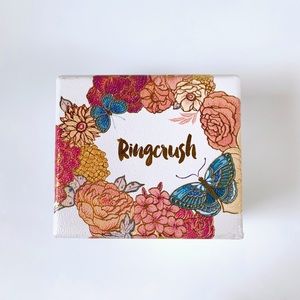 Rose Gold Rose Quartz Ring NIB